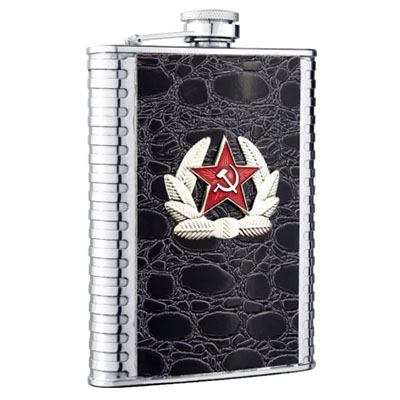 331 Leather hip flask