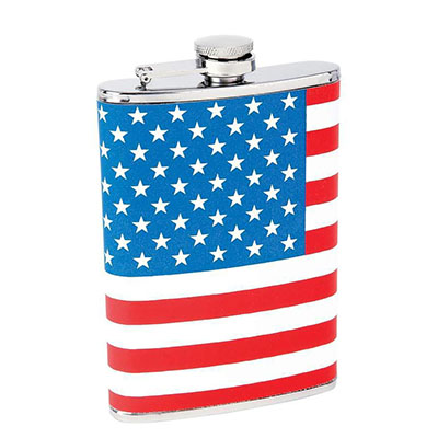 336 Leather hip flask